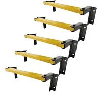 Scala Antincendio Regolabile a 10 gradini - Resistente scala per finestre con pioli antiscivolo - Staffa a parete - Capacità 300 kg per Arrampicata di emergenza interna ed esterna - scale a 10 gradini