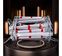 Scala antincendio, scale a fune di sicurezza riutilizzabili, scala a fune di emergenza ignifuga, scale telescopiche pieghevoli in alluminio per cantieri edili e operazioni in quota(5m)