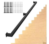 Scala antiscivolo da 30 a 600 cm, per interni ed esterni, sicurezza per anziani e bambini, durevole ringhiera per scale di grado industriale