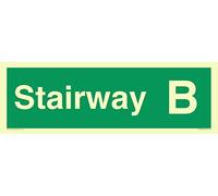 Scala B - Sicurezza antincendio: Documento approvato B Wayfinding Sign - L41
