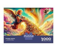 Scala celeste Puzzle Sentiero dorato 1000 Tessere Cartone Resistente Per Uomo E Donna, Stimolante Tempo Libero, Regalo Compleanno Premium Immagini Vibranti 70x50cm/1000pcs