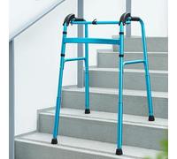 , scala che assiste il camminatore che sale le scale Telaio pieghevole di alluminio che cammina Aiuto alla mobilità per gli anziani disabili Camminatore ausiliario