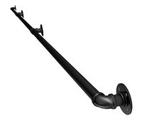 Scala Corrimano, Corrimano per Le Scale, Tubo Industriale Nero Opaco Nero Opaco Scala Ferrovia Di Sicurezza Hand Rail Support Bar Ruggine Antica/10Ft/300Cm