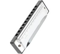 Scala Cromatica Strumento Musicale A Bocca Piccola Armonica In Metallo Può Essere Utilizzata Da Studenti E Principianti Studenti armonica (Color : Silver)