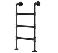 Scala da arrampicata resistente, per soffitta e letti a castello, scala antincendio in metallo, per interni ed esterni, montaggio a parete, 143 cm