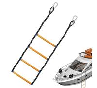 Scala da barca - gradini d'imbarco | Scala da bagno pieghevole | Scala telescopica a 4 gradini in acciaio inossidabile per un facile accesso all'acqua | Piattaforma antiscivolo per banchina, Yacht o