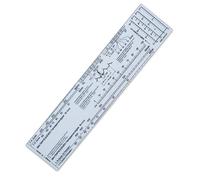 Scala della frequenza cardiaca Righello Strumento di misurazione dell'interpretazione della pinza Guida di riferimento Strumento di valutazione della carta della frequenza cardiaca Elettrocardiogramma