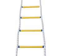 Scala di corda di fuga da 10 m, in morbido nylon, per allenamento all'aperto e uso di emergenza, per la sicurezza domestica e aerea