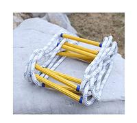 Scala di Corda Scala Antincendio Scale di Arrampicata In Resina per Uso Domestico Antiscivolo e Resistenti All'usura per Bambini e Adulti, Lavoro Aereo, All'aperto, Parco Giochi, 3m 5m 8m(Size:3m)