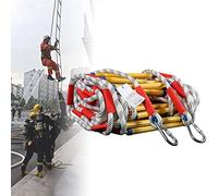 Scala di Corda, Scala di Emergenza antincendio, Scala di evacuazione di Sicurezza ignifuga con 2 ganci/32 piedi/10 m (98 piedi/30 m)