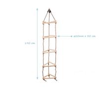 Scala Di Cordino Per Arrampicata 5, 6, 7, 9, Runghe Scala Doppia