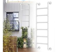 Scala Di Emergenza per Vano Finestra, Scala Antincendio, Scala Sospesa a Parete per Soppalco, Scala Universale Personalizzata per Letto Aello, Facile da Montare, Carico 330 Libbre/1.31M/4.3Ft/52In