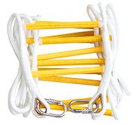 Scala di Fuga 5m 2 Piani | Sicurezza Professionale 5 Metri con Moschettoni Rinforzati | Scala Antincendio di Emergenza Resistente al Fuoco e alle Intemperie | Portata Fino 900 kg Antiscivolo