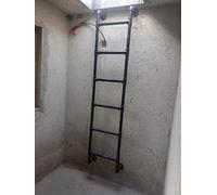 Scala di fuga resistente da parete per soffitti interni, montaggio a due piani, letto a castello, scala a gradini per finestra del seminterrato, scala da 1,8 a 2,5 m