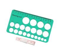 Scala di misurazione del capezzolo madre allattamento al seno con righelli a flangia Design in silicone a doppio lato per pompe Fit Strumento di misurazione dell'allattamento al seno