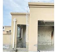 Scala Di Uscita Di Emergenza per Pozzetto Di Finestra, Altezza 4 Piedi, 5 Piedi, 6 Piedi, 7 Piedi, 8 Piedi, Scala Di Uscita D'Ingresso, Scala Antincendio, Scala a Pioli da Parete per Lavori Sui Tetti
