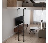 Scala di uscita di uscita dal pozzo di emergenza per finestra Soppalco in metallo S Rampicante universale S per soffitta, dormitorio, biblioteca, letto a castello, ponte, camper - Carichi 33
