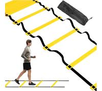 Scala di velocità - Agility Footwork Training Equipment, scala di coordinamento dei riflessi, strumento sportivo per bambini e adulti, fitness Performance Trainer per allenamento di calcio e campo