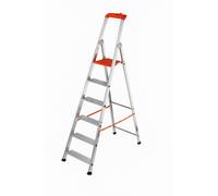 Scala domestica in alluminio 6 gradini Gierre Stabila altezza 3,36 mt piattafor