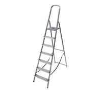 Scala domestica in alluminio Facal Alfa 7 gradini p/max 150 kg Alu