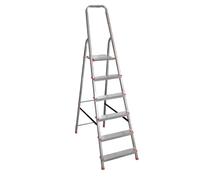 Scala domestica Stella Basic 6 gradini alluminio Marchetti