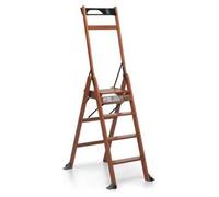 Scala domestica legno 4 gradini 4.0 LASCALA noce 380206