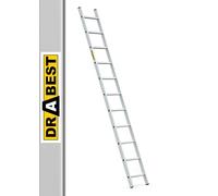 Scala DRABEST serie Pro scala in alluminio scala inclinata 1x11 Pro DRABEST + gancio, argento