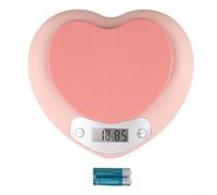 Scala elettronica LCD 5kg della cucina a forma di cuore per la misurazione affidabile dell'ingrediente