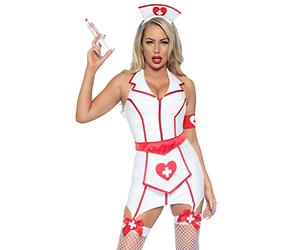 SCALA ER Hottie Costumes White, Red XS
