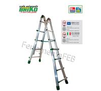 SCALA FACAL ALLUMINIO TELESCOPICA X ELETTRICISTA MURATORE BK2 EUROBRIKO H. 4.0