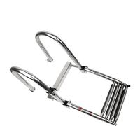 Scala for barche a 4 gradini in acciaio inox, scala telescopica pieghevole, scala for barche for impieghi gravosi, for pontile di barche e yacht