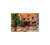 Faller 130649 H0 Town Hall with Fire Engine Garage