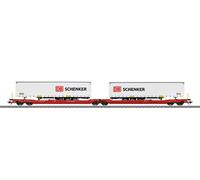 Märklin H0 47470 - Doppel-Taschenwagen Sdggmrss 738, DB Ag, Ep. VI Merce Nuova