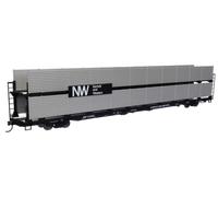 Scala H0 - Walthers Carro Merci 89' Pianale Auto Rack Norfolk & Western - 8121