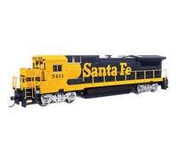 Scala H0 - Walthers Locomotiva Diesel Taggati Dash 8-40B Santa Fe - 9567 Neu