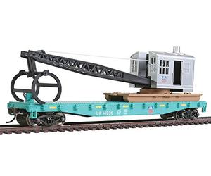 Scala H0 - Walthers Pianale con gru Union Pacific