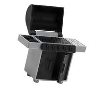Scala House Patio Grill Set Piccolo BBQ Mobili Accessorio con Pezzi di Cibo, Pinze, Bottiglia e Scacchi Picnic Mat Scala Barbecue Grill Mobili da esterno Piccoli accessori Modello Yard Scena Fingere