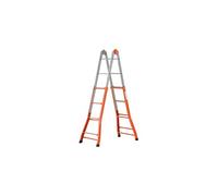 SCALA IN ACCIAIO VERNICIATO TELESCOPICA PEPPINA SUPER GIERRE ALTEZZA max 4.28