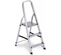 Scala in Alluminio 3 Gradini Comoda e Robusta Scalini Max 150kg Sgabello Casa