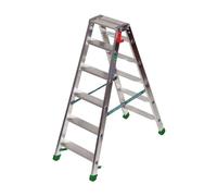 Scala in Alluminio 5 6 7 Gradini FACAL Doppia Salita Portata 150Kg Professionale