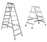 Scala in alluminio doppia salita con cavetto di rinforzo Tip Tap Brixo