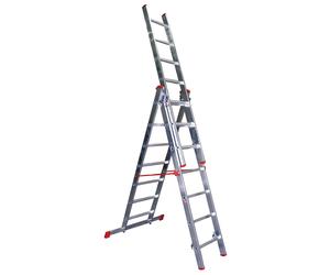 Scala in alluminio Promo Step triplice in alluminio