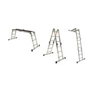 SCALA ALLUMINIO STEP UP COBRA GR.13 REGOLABILE CON DIVERSE POSIZIONI