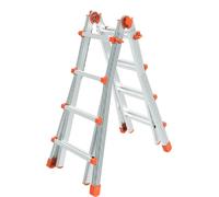 SCALA IN ALLUMINIO TELESCOPICA MULTIUSO GR.4+4 MT.4,10