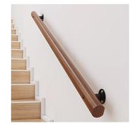 Scala in legno antiscivolo resistente, 1,6 m, robusta barra di sostegno per scale, sottotetto, cantina e garage, barre di supporto per ringhiera durevole per sicurezza e stabilità