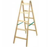 Scala in legno KADAX, scala a cavalletto fino a 150 kg, scala pieghevole per ...
