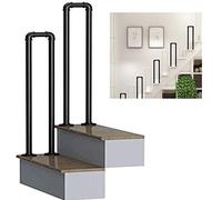 Scala in metallo a forma di U, corda regolabile da 40 a 100 cm, per la sicurezza dei bambini, supporto da giardino all'aperto e gradino di trazione sicuro