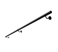 Scala in metallo, antiscivolo, per interni ed esterni, resistente, montaggio a parete, con accessori per scale, lunghezza 180 cm