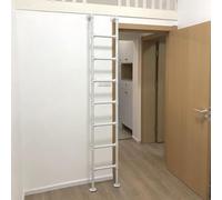 Scala in metallo da parete Egress Ladder2 Story Indoor Loft Climb perfetta per camper letto a castello letto doppio dormitorio biblioteca magazzino esterno Deck102in Soluzione di accesso sicuro