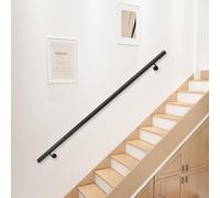 Scala in metallo nero 1 m 6 m lunghezza regolabile ringhiera per corridoi interni villa loft robusto il per sicurezza e stile 120 cm opzione disponibile
